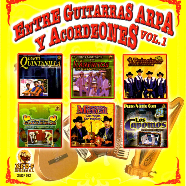 Entre Guitarras Arpa y Acordeones, Vol .1
