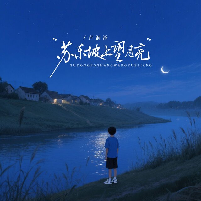苏东坡上望月亮