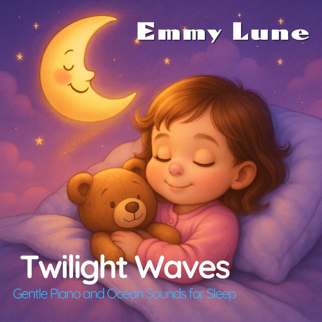 Twilight Waves: Gentle Piano and Ocean Sounds for Sleep