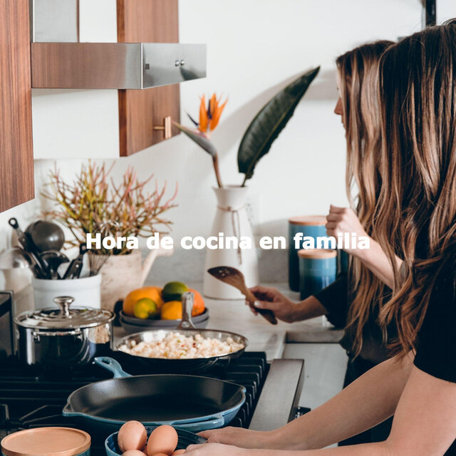 Hora de cocina en familia