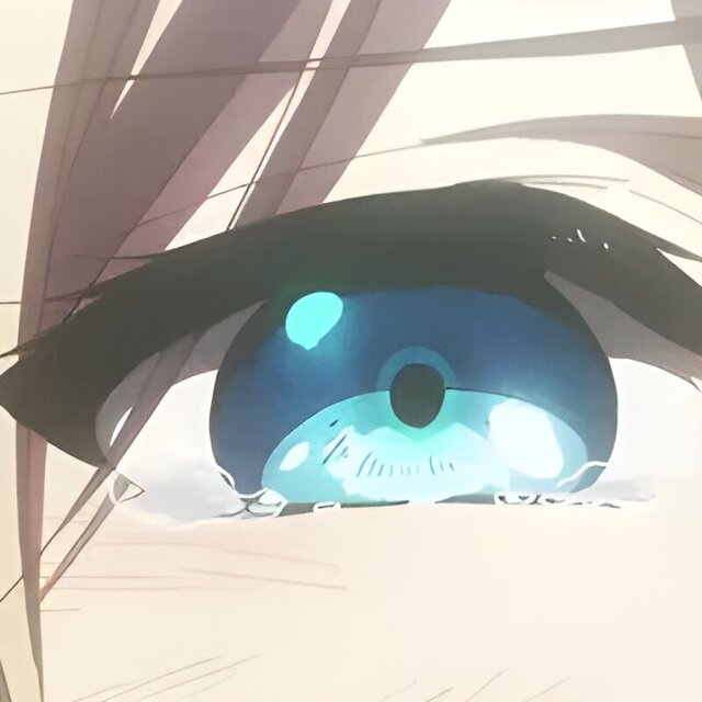 glowing eyes