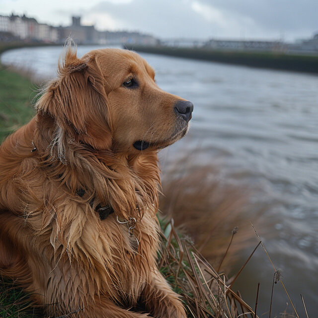 La Calma Canina Del Río: Relajante Relajación Para Perros