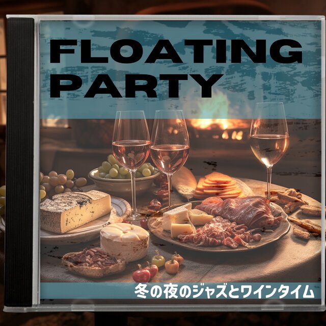 冬の夜のジャズとワインタイム