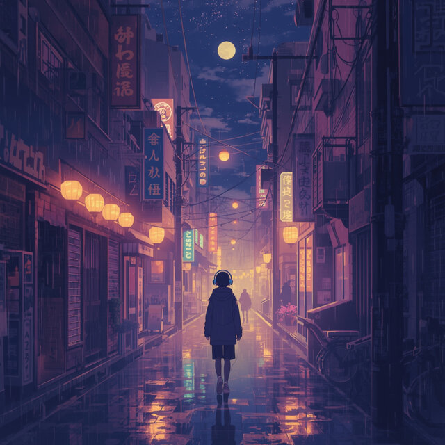 Moonlight Beats: Soft LoFi for Night Walks