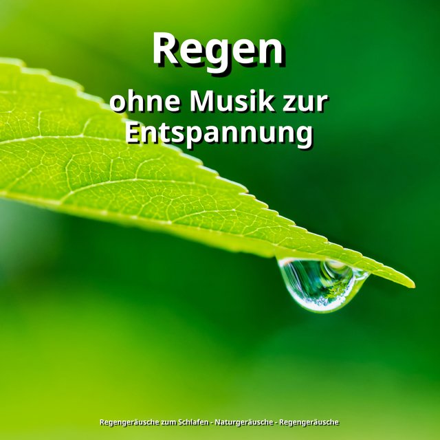 Regen ohne Musik zur Entspannung