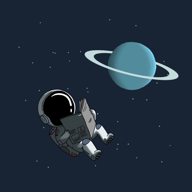 chillin' in outer space