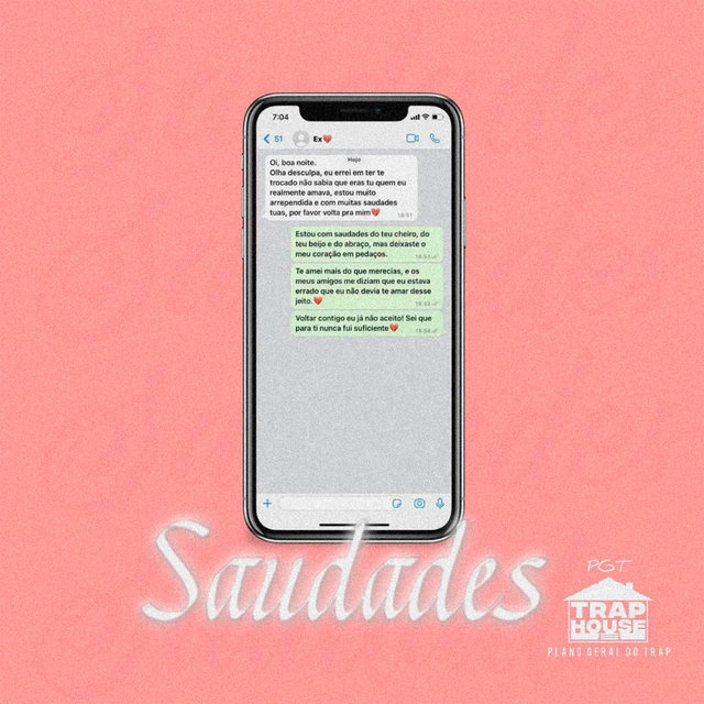 Poesia de um Trapper: Saudades