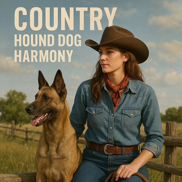Country Hound Dog Harmony