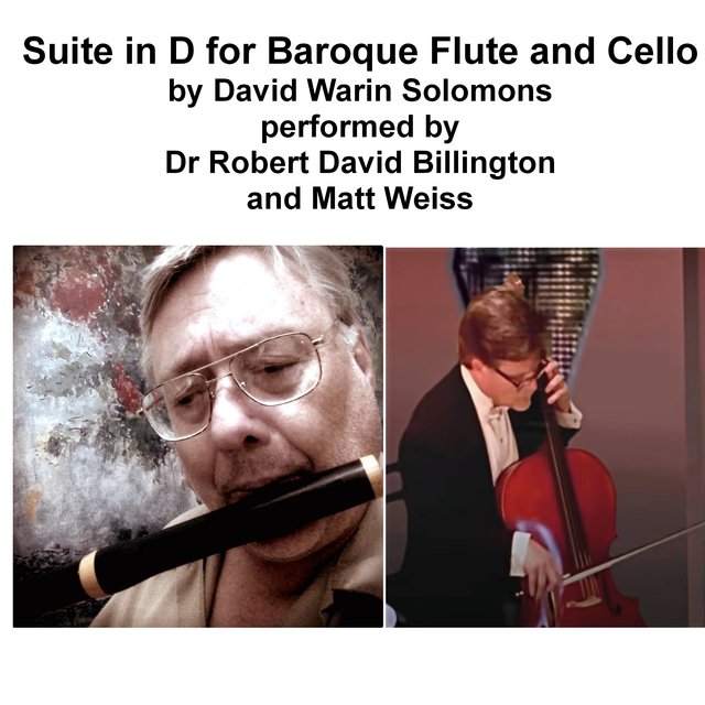 David Warin Solomons - Suite in D for Baroque flute and cello