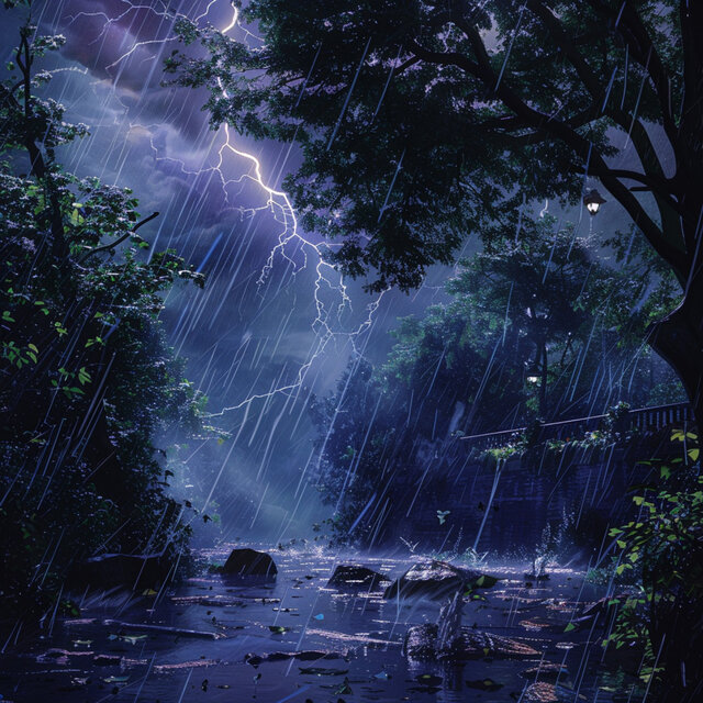 Rain's Calm: Relaxation with Chill Thunder Vibes