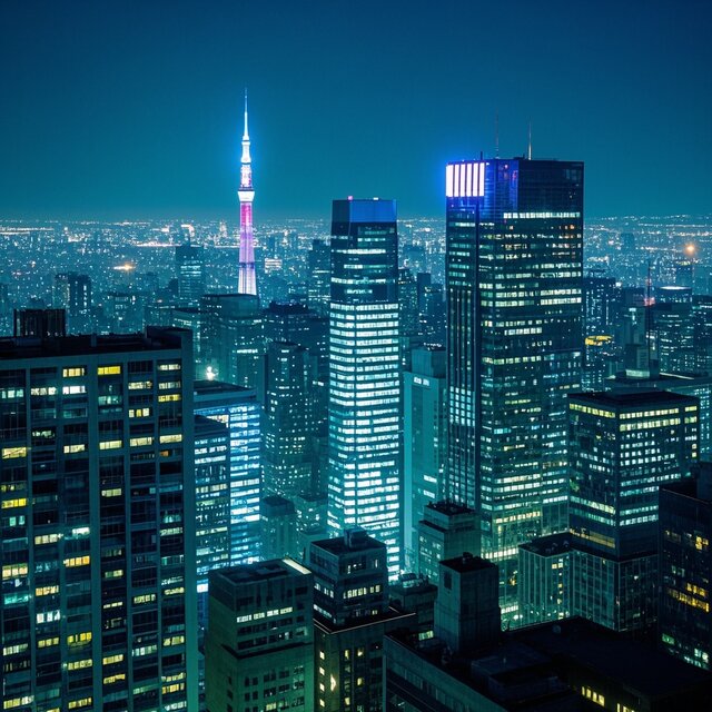 東京の光