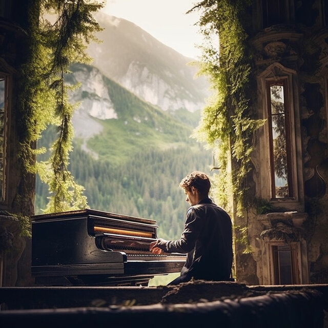 Piano Reflections: Serene Landscapes