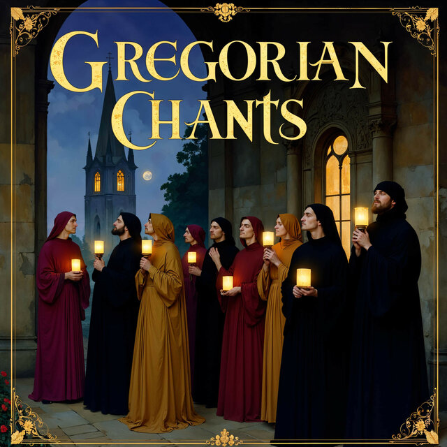 Gregorian Chants with Cathedral Ambience and Echoes