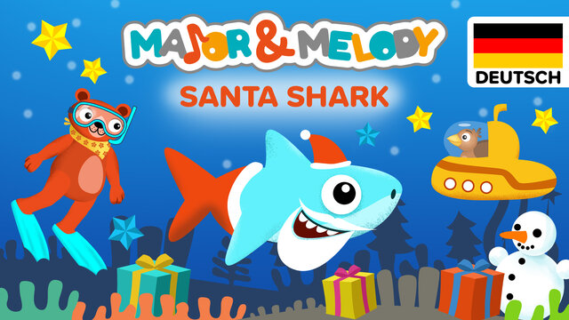Weihnachts-Hai von Major & Melody (Baby Shark wünscht frohe Weihnachten)