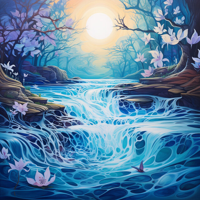 Currents' Chorus: Nature's Continuous Flow