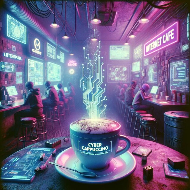 Cyber Cappuccino (Lofi Internet Cafe)