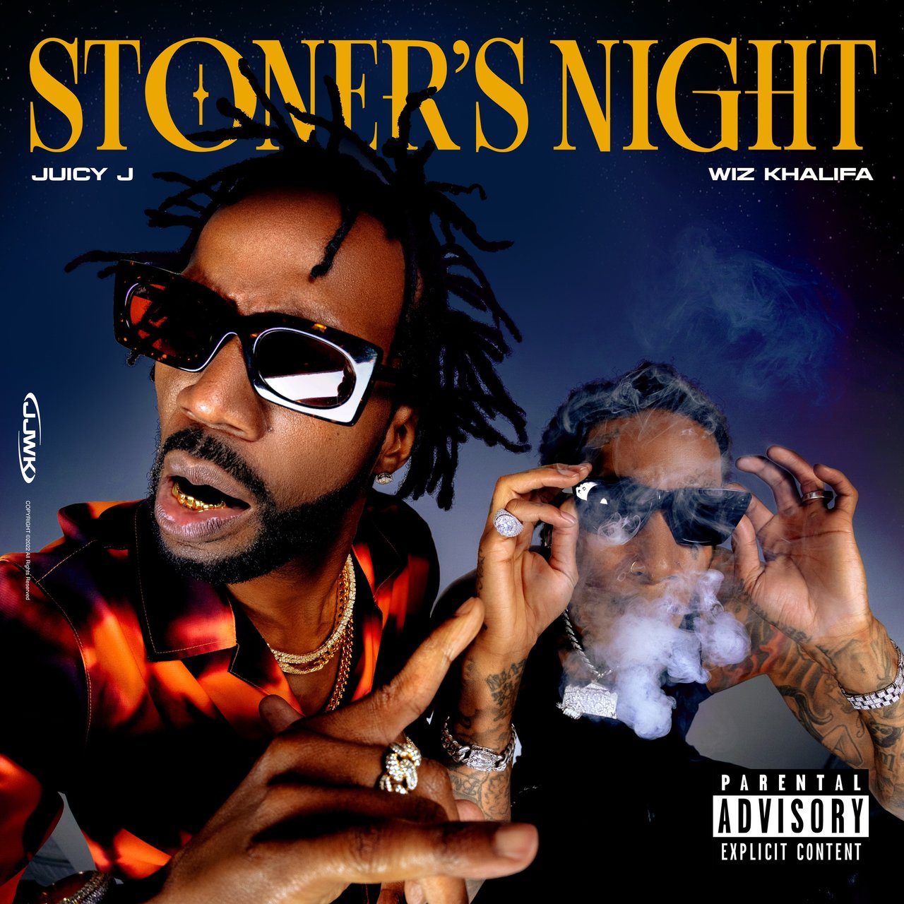 Juicy J Wiz Khalifa STONER'S NIGHT Tシャツ 1280x1280.jpg