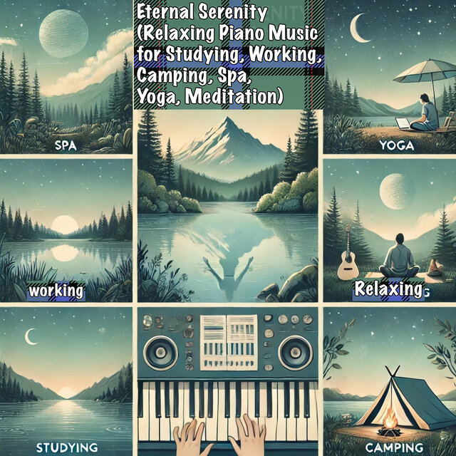 Eternal Serenity (Relaxing Piano Music for Studying, Working, Camping, Spa, Yoga, Meditation)