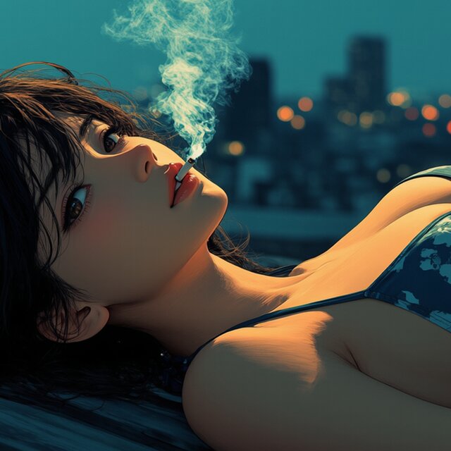 rooftop cigarettes at 4am