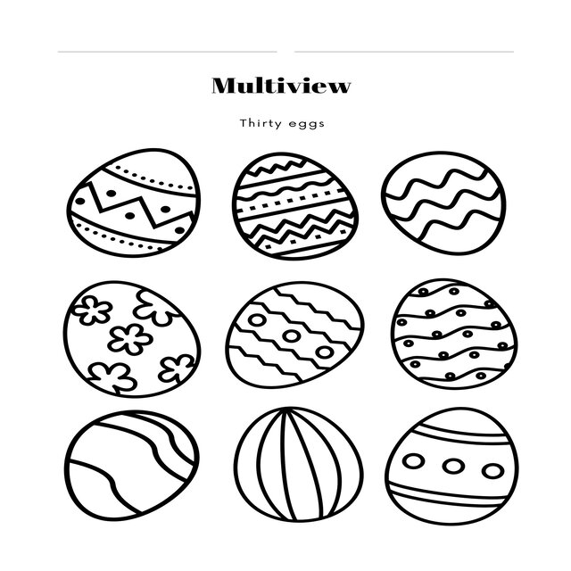 Thirty eggs