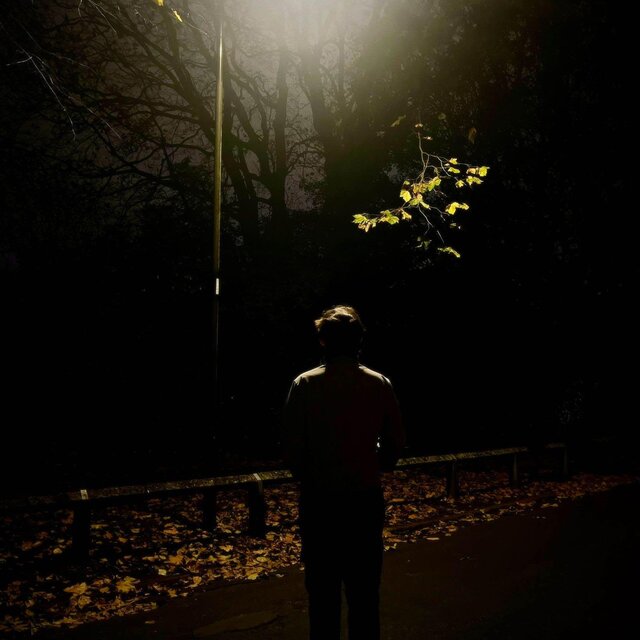 Flickers of the streetlight