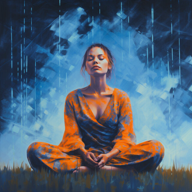 Meditative Rain: Inner Peace Symphony