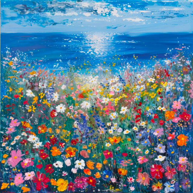 海边的花海