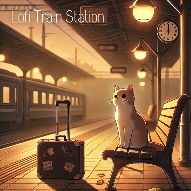Lofi Train Station: Relaxing Vibes, Stress Relief, Awesome Day
