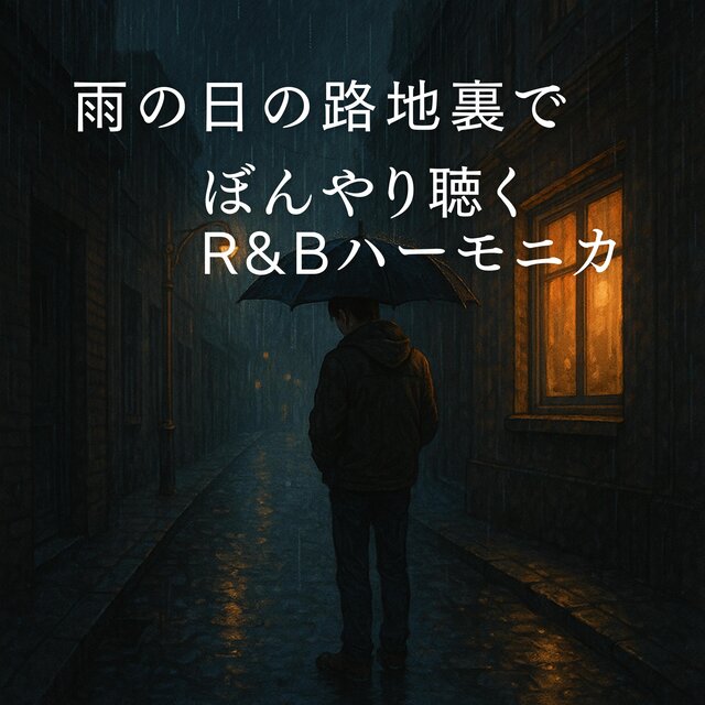 雨の日の路地裏でぼんやり聴くR&Bハーモニカ