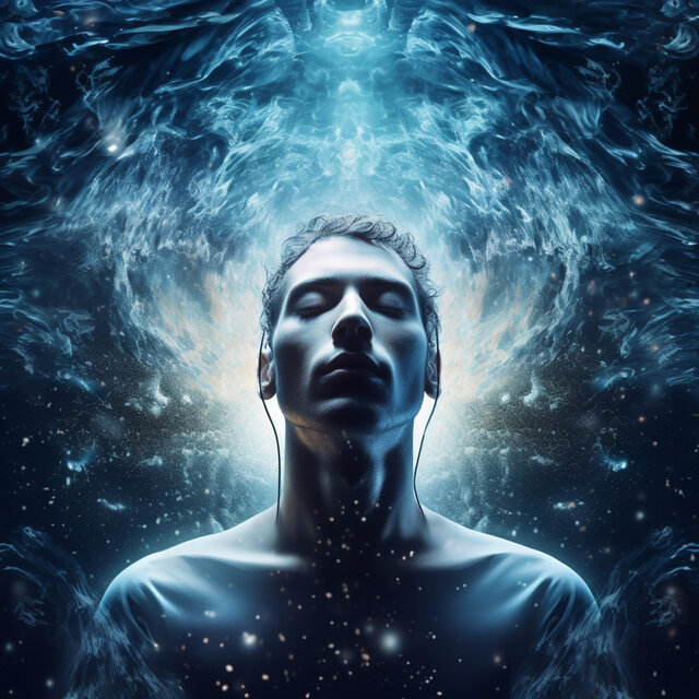 Water's Binaural Flow: Meditation Currents