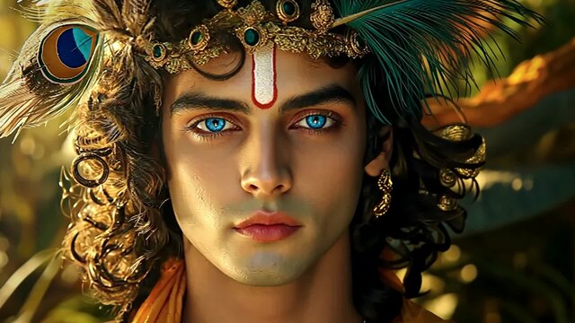 Hare Krishna Chant with Beautiful Scenes of Lord Krishna in Nature