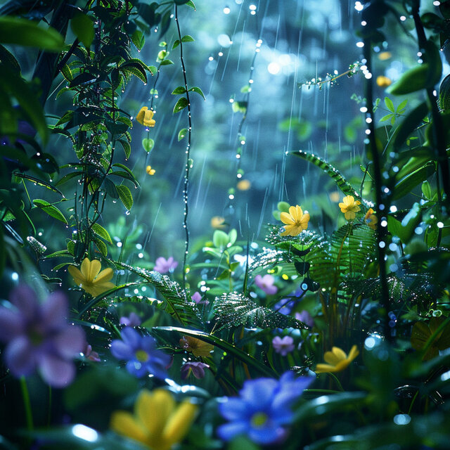 Sinfonía De Lluvia: Ambiente Sereno De Lluvia