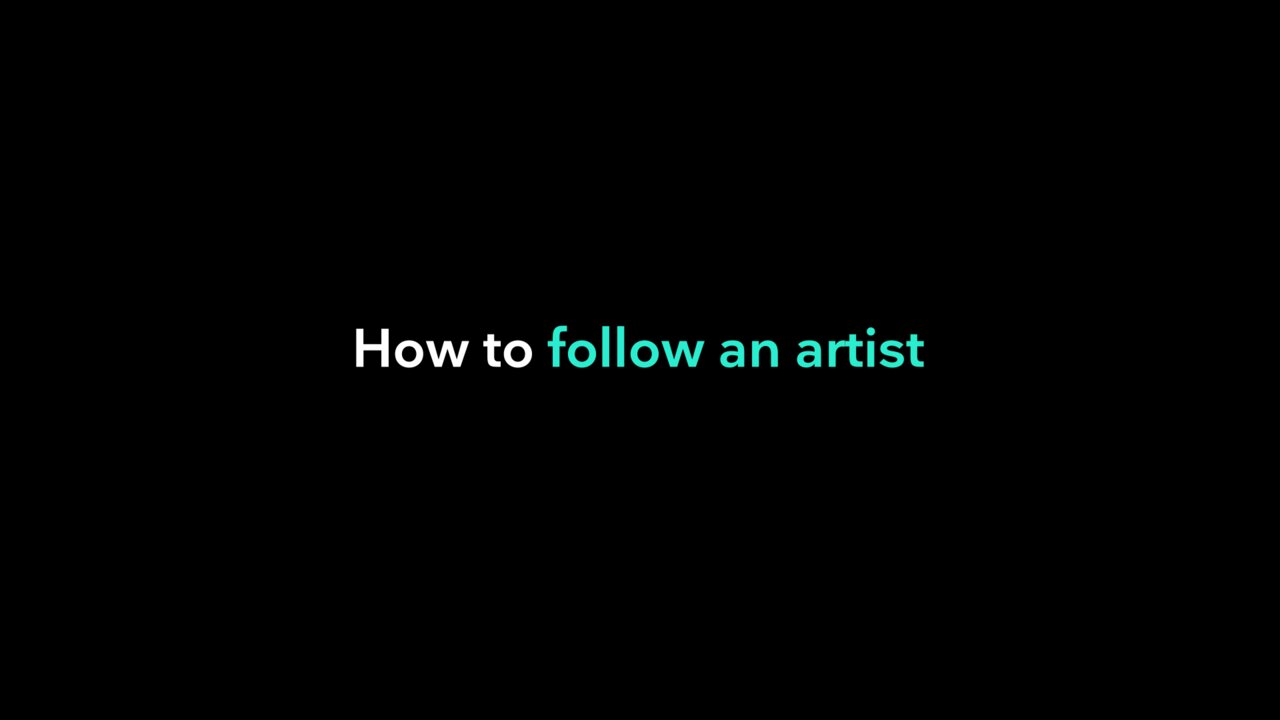 How to add an Artist to My Collection