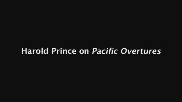on Pacific Overtures
