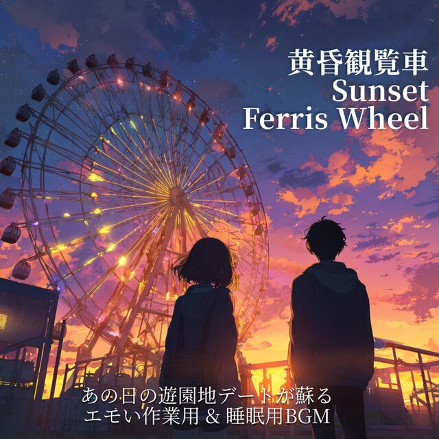 黄昏観覧車 - Sunset Ferris Wheel あの日の遊園地デートが蘇る | エモい作業用 & 睡眠用BGM