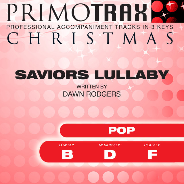 Savior's Lullaby - Christmas Primotrax - Performance Tracks - EP