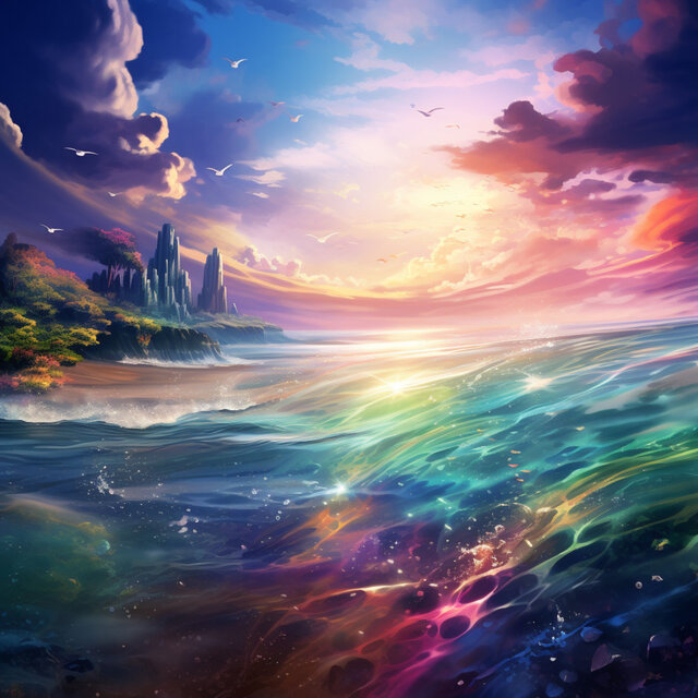Anthem of Productive Ocean Workdays: Music for Stress Relief