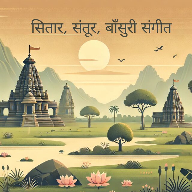 सितार, संतूर, बाँसुरी संगीत