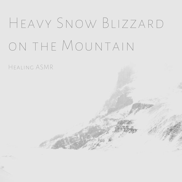 Heavy Snow Blizzard on the Mountain for Relaxation, Deep Sleep, Insomnia, Meditation and Study