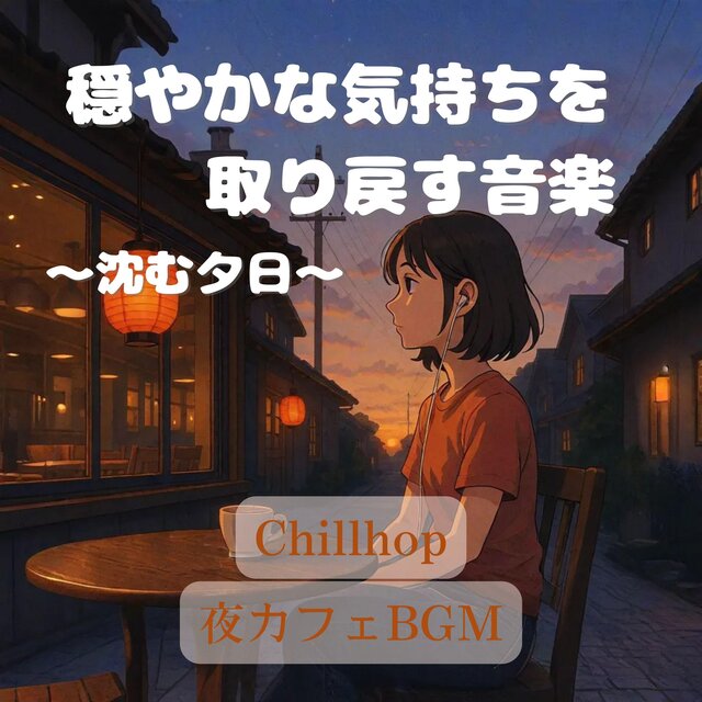 穏やかな気持ちを取り戻す音楽と沈む夕日 ｜ Chillhop × 夜カフェBGM