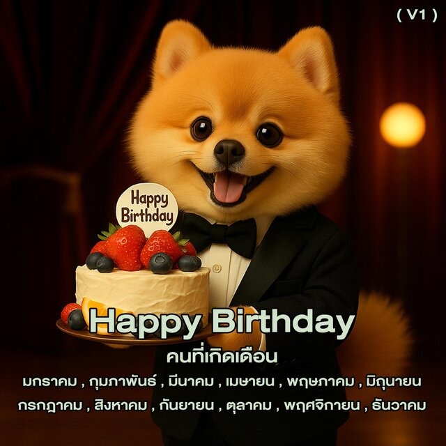 Happy birthday Month (V.1)