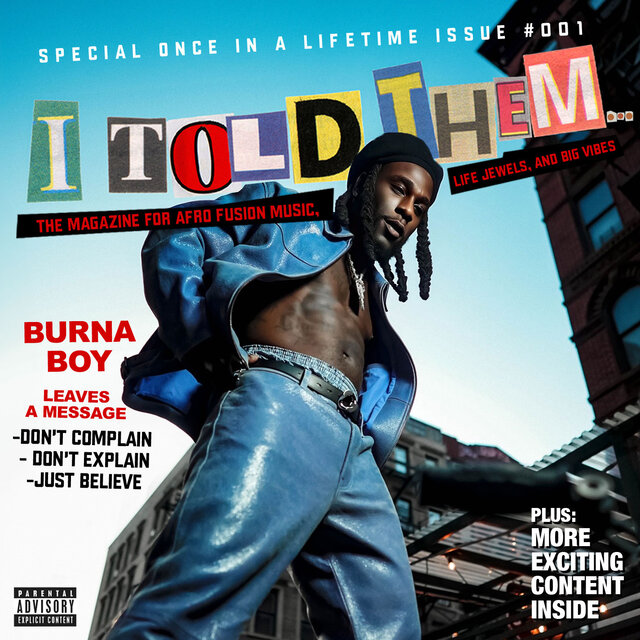 Cover art for album I Told Them... by Burna Boy