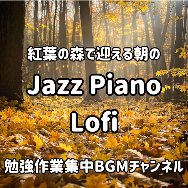 紅葉の森で迎える朝の Jazz Piano Lofi