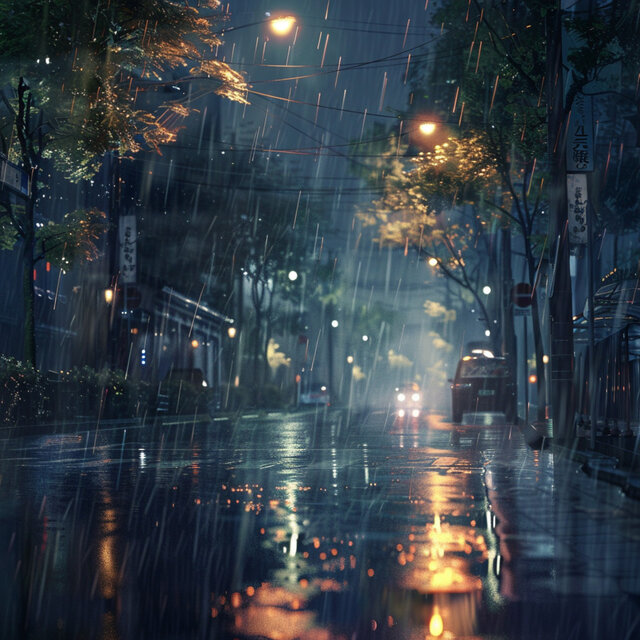Serene Meditation: Rain's Chill Ambient Sounds