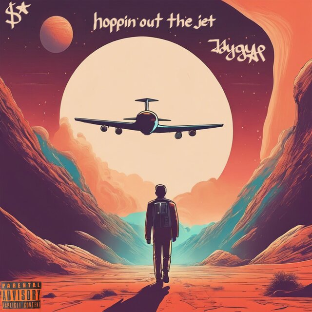 hoppin out the jet