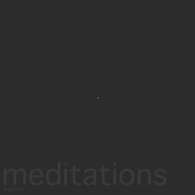 meditations