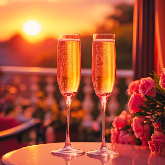 Champagne Afterglow