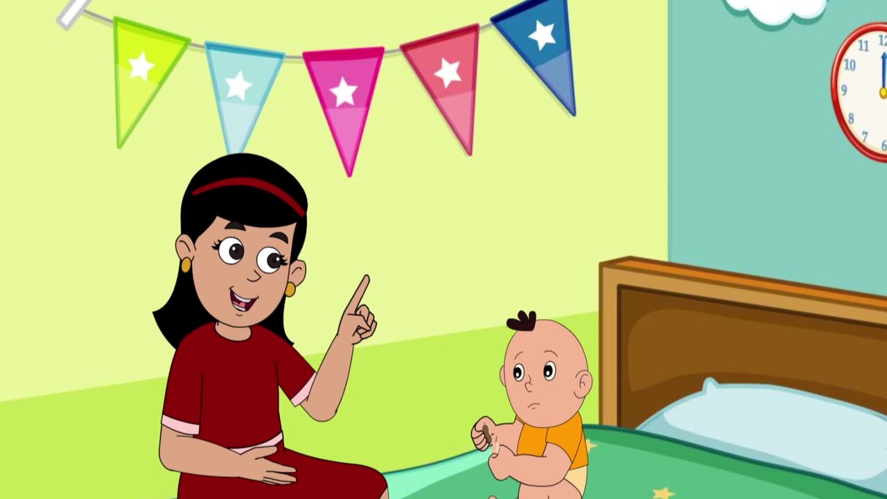 Upper Pankha Chalta  Hai | Hindi Nursery Rhymes | Kids Song 