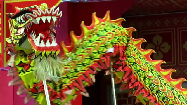 China – Traditional Dance Instrumental (Ribbon, Dragon & Bamboo)