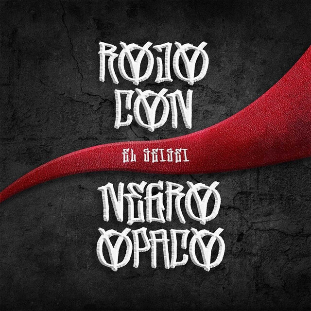 Rojo Con Negro Opaco